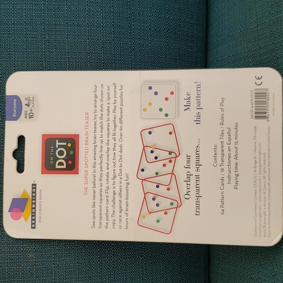 🆕️ Brainwright On the Dot Card Game - Picture 2 of 6